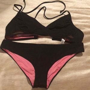 Black PINK bathing suit